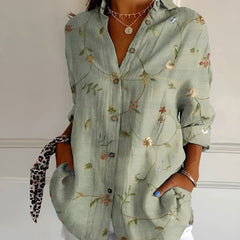 Avril™ | Chic Blouse with Whimsical Prints