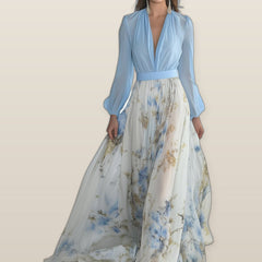 Audrey | Beautiful Maxi Dress with Floral Print