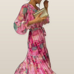 Summer | Wrap Dress with Floral Print