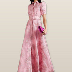 Anabella | Dress with Short Puff Sleeves