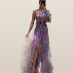 Helen | Elegant Colorful Dress
