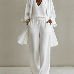 Tanisha | 3-piece Linen Look Set