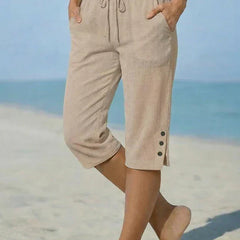 DELPHIA™ | CALF-LENGTH CAPRI PANTS