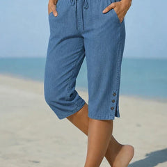 DELPHIA™ | CALF-LENGTH CAPRI PANTS