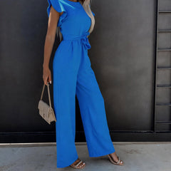 Nuria Jumpsuit with Adjustable Waist